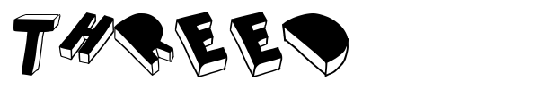 Threed font preview